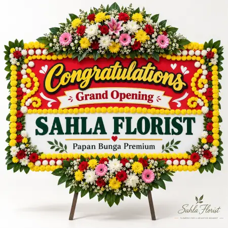 Papan Bunga Ucapan Selamat Pakuwon Mall Surabaya