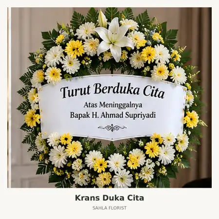 Krans Bunga Duka Pakuwon Mall Surabaya